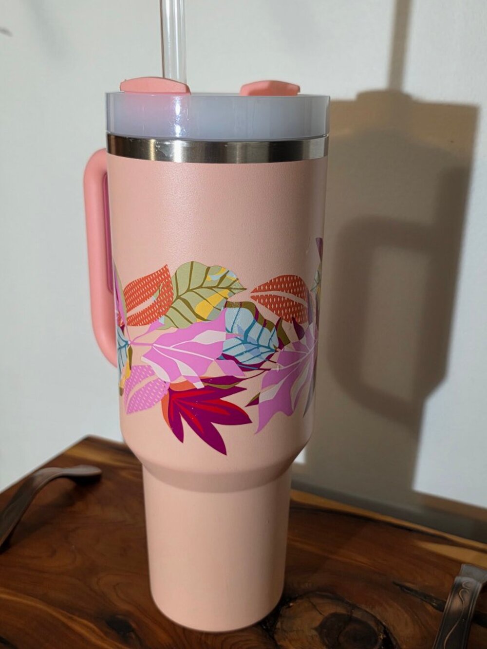 Stanley Mother's Day Quencher H2.0 40oz Tumbler - Sorbet Tropic Pink Floral - Picture 5 of 16